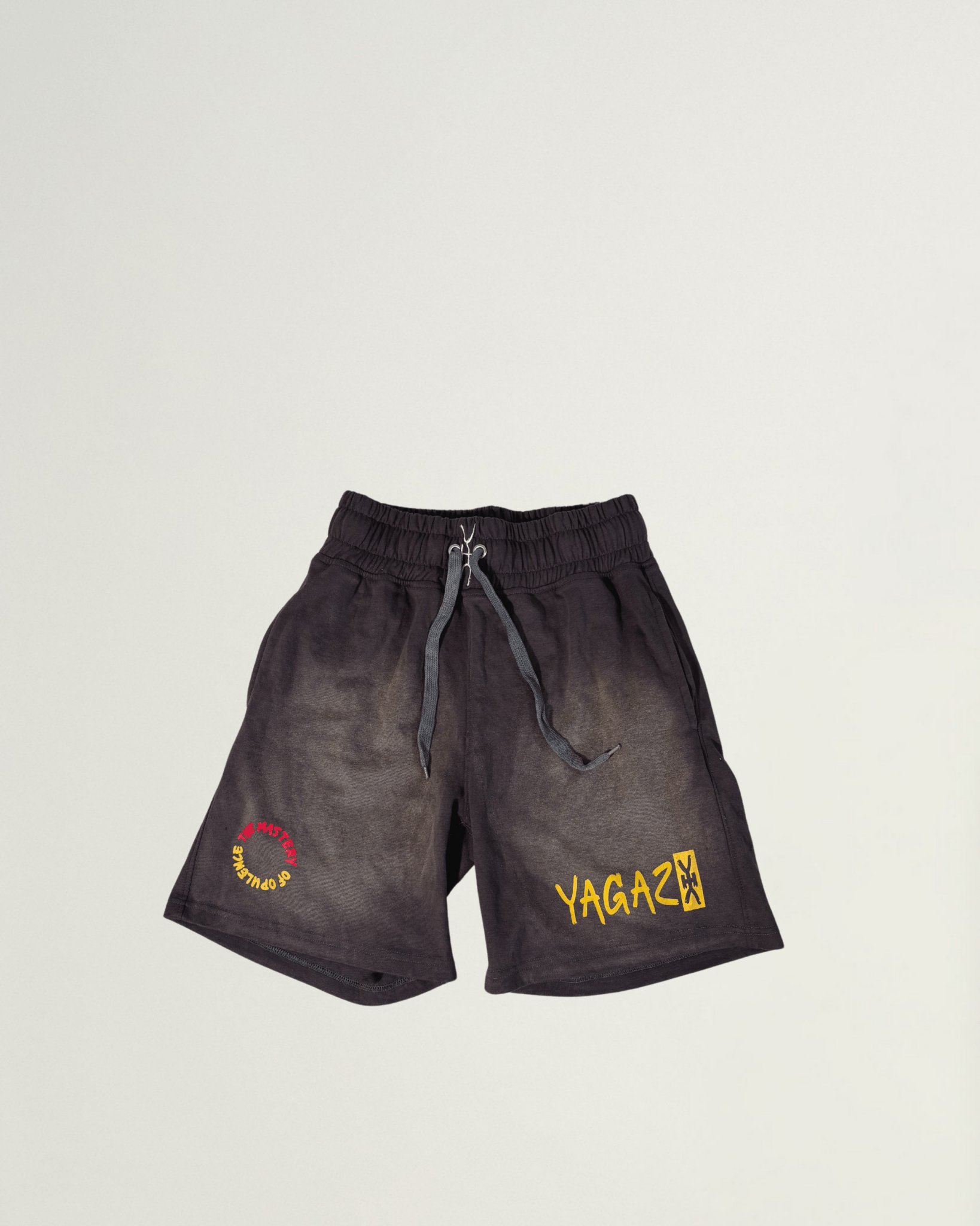 Opulence High waistband Cotton Shorts – Washed