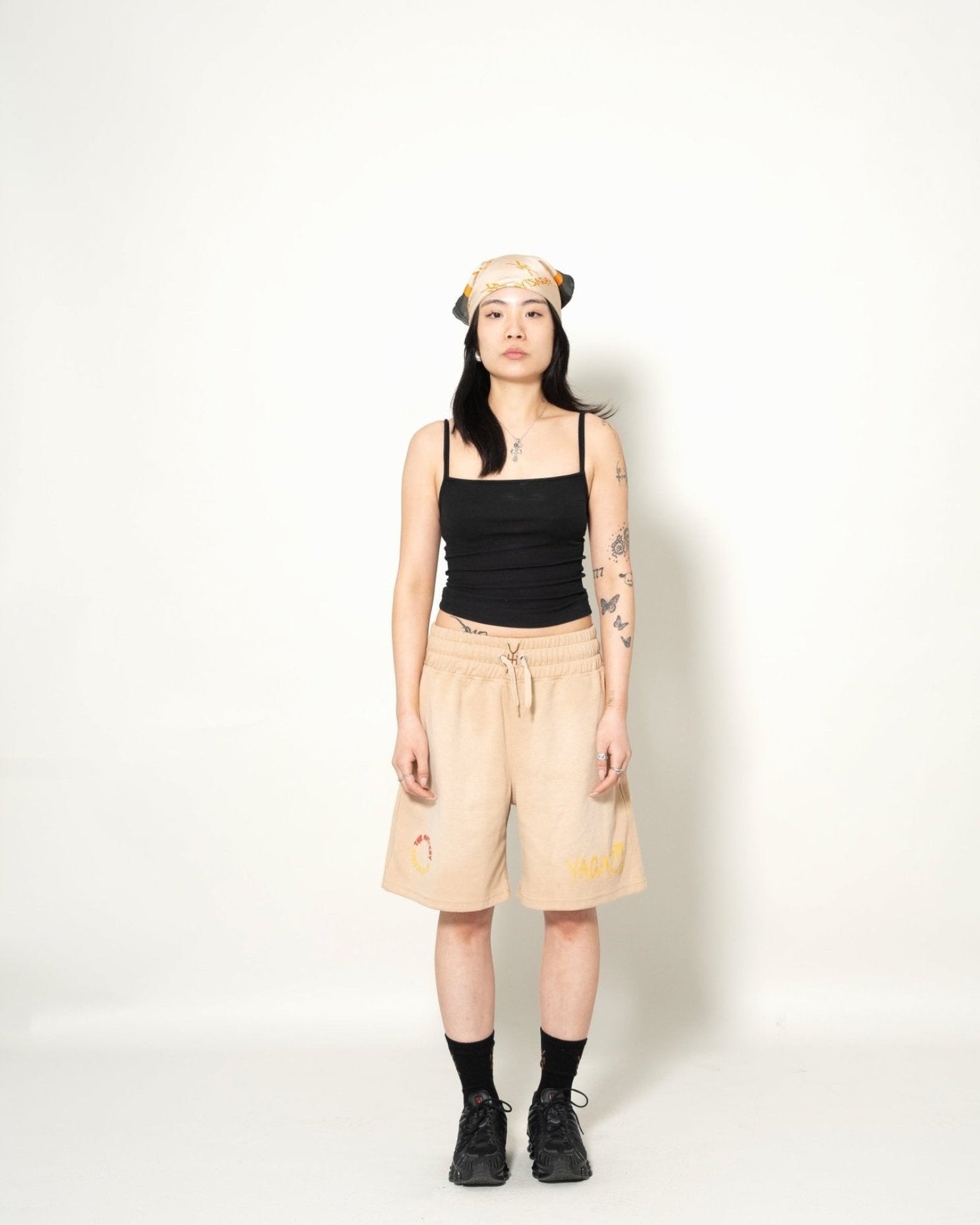 Opulence High waistband Cotton Shorts – Washed