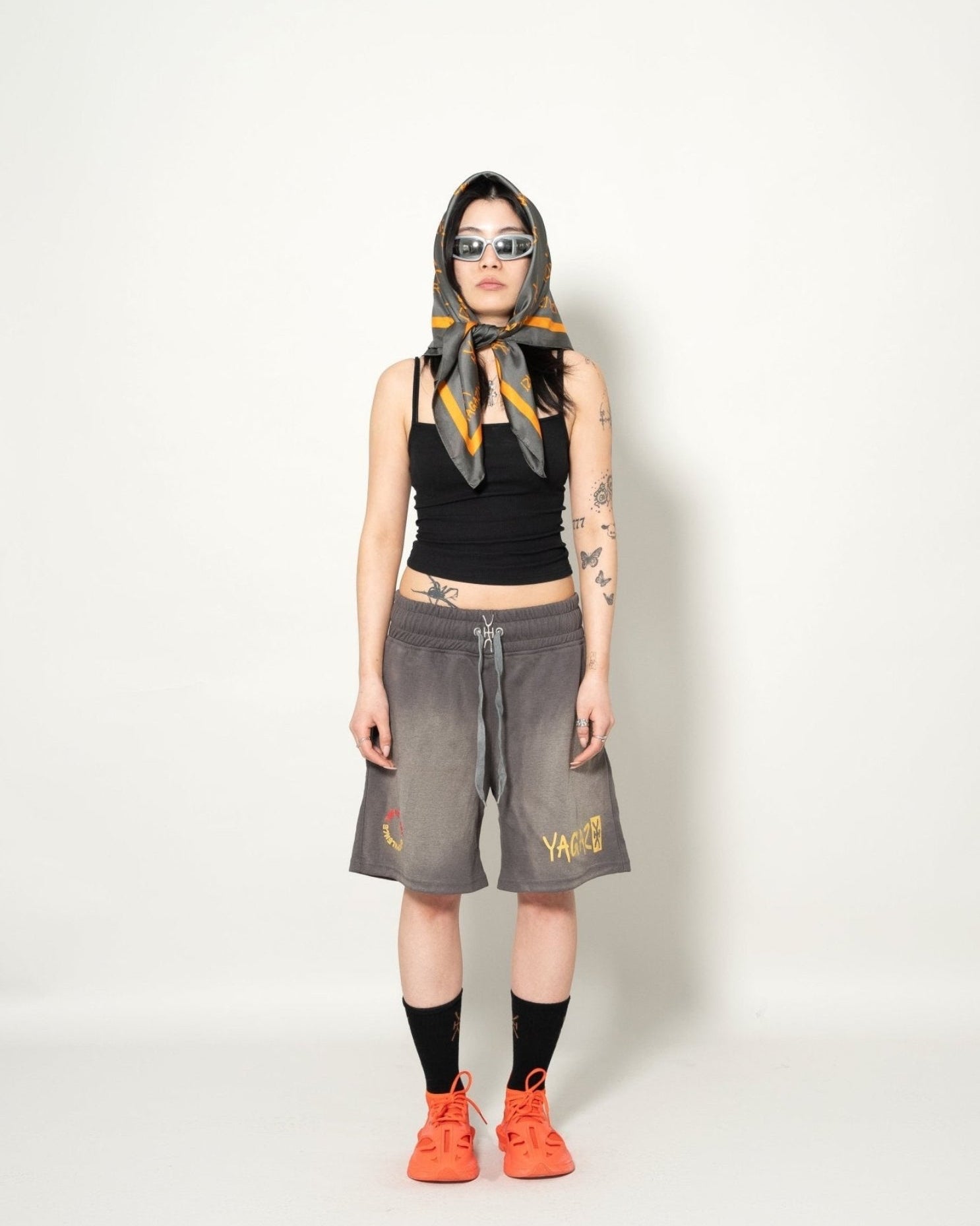 Opulence High waistband Cotton Shorts – Washed